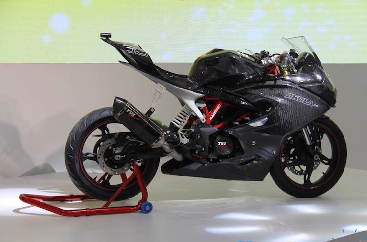 Cận cảnh tvs akula 310 mẫu sportbike giá rẻ của chiếc bmw g310r