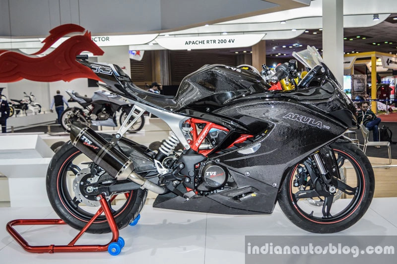 Cận cảnh tvs akula 310 mẫu sportbike giá rẻ của chiếc bmw g310r