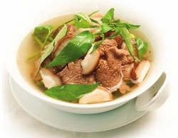 Canh thịt bò nấm hương