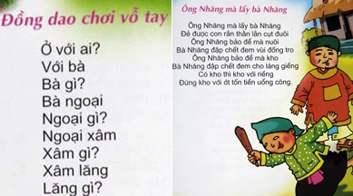 Đồng dao phản cảm có thể làm hư trẻ