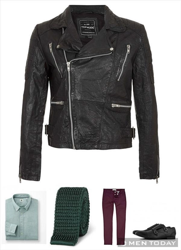 Gợi ý mix đồ nam đa phong cách cùng biker jacket