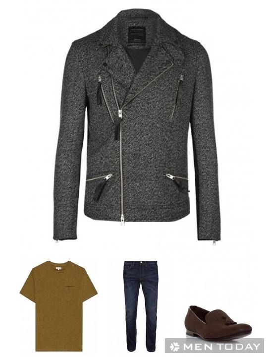 Gợi ý mix đồ nam đa phong cách cùng biker jacket