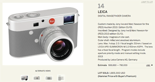 Leica m do jonathan ive thiết kế được mua giá 18 triệu usd
