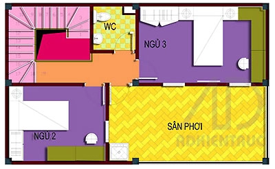 Nhà 55 x 9 m cải tạo từ nhà cấp 4