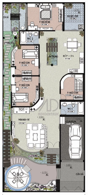 Nhà vườn trên đất 230 m2