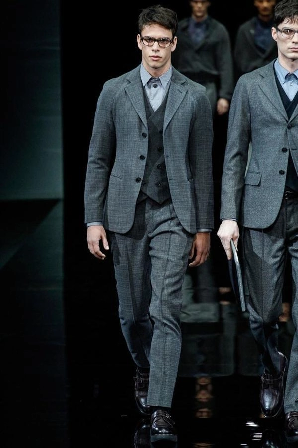 Quý ông sang trọng lịch lãm cùng bst thu đông 2014 của giorgio armani mfw