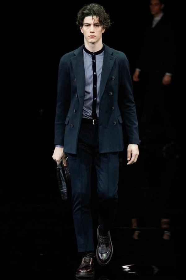 Quý ông sang trọng lịch lãm cùng bst thu đông 2014 của giorgio armani mfw