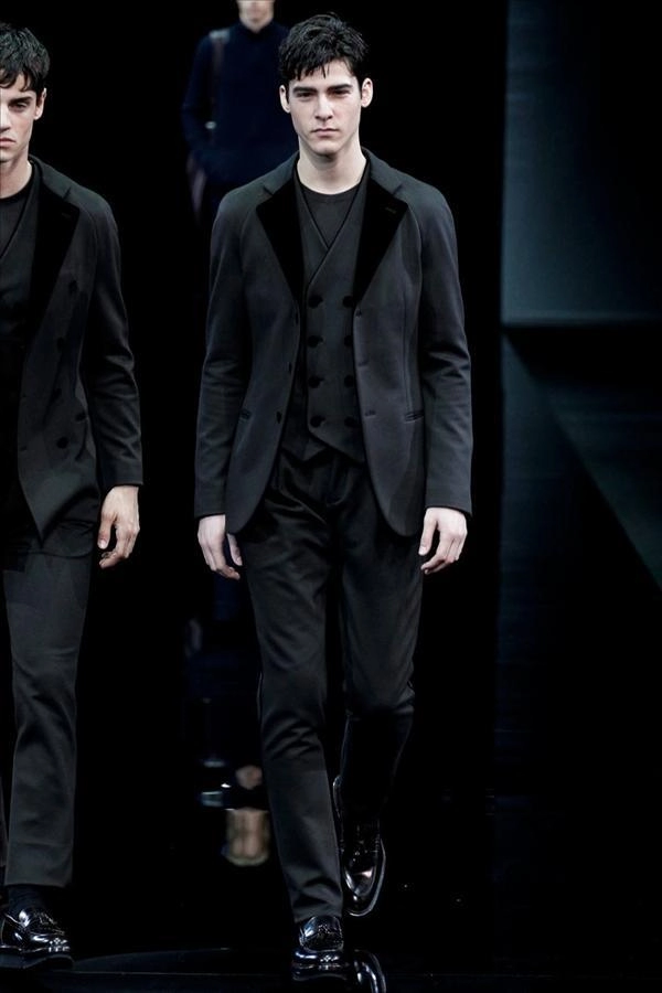 Quý ông sang trọng lịch lãm cùng bst thu đông 2014 của giorgio armani mfw