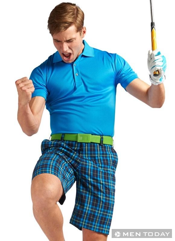 Sành điệu với trang phục sắc màu cho chàng golfer