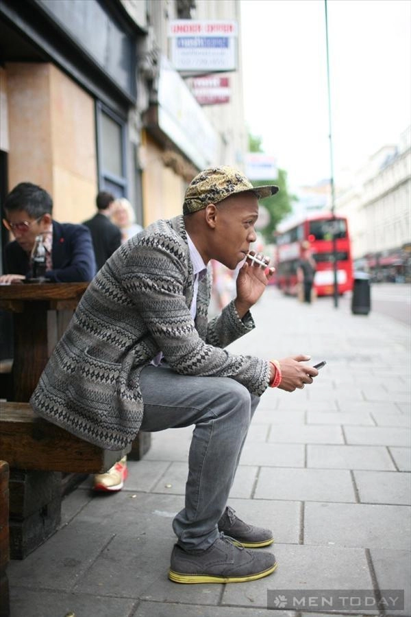 Street style các quý ông bên lề tuần lễ thời trang xuân hè 2014 london