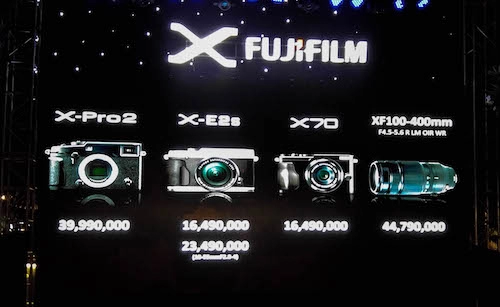 Bộ ba máy ảnh x series của fujifilm về việt nam