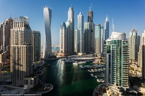 Chùm ảnh dubai hoa lệ và lộng lẫy nhìn từ trên cao