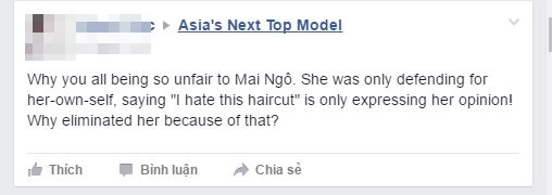 Cư dân mạng dậy sóng khi quỳnh mai bị loại ở asias next top model