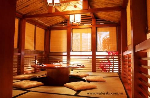 Không gian nhật bản tại wabi sabi