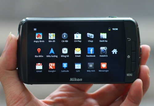 Máy ảnh chạy android nikon s800c có mặt ở vn