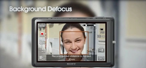 Máy ảnh cyber-shot wx50 với khả năng xóa phông