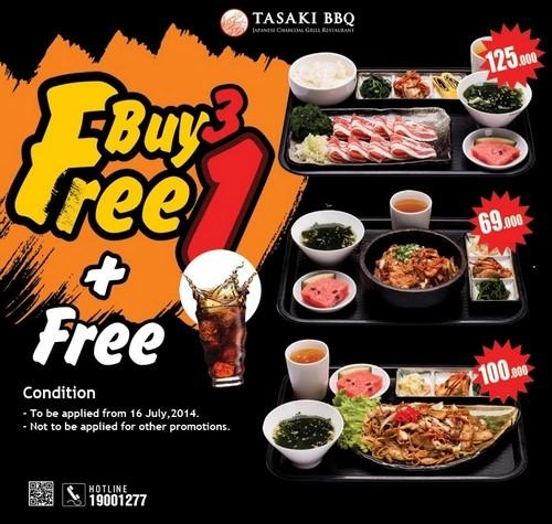 Món nhật tại tasaki bbq