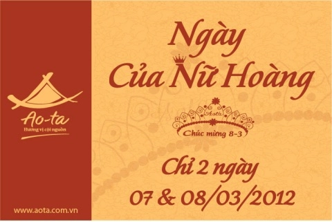 ngày của nữ hoàng tại nhà hàng ao ta