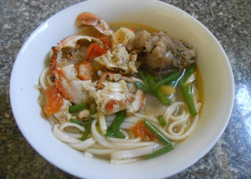 Ngọt vị bánh canh cua đồng