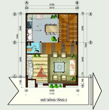 Nhà 5 tầng 40 m2 có garage