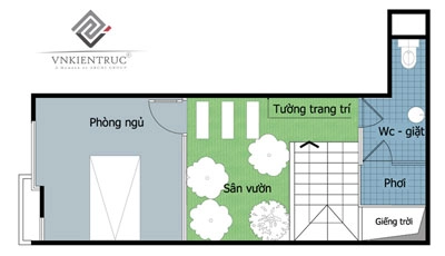 Nhà hình chữ l 35 m2