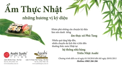 Quà tặng từ triều nhật asahi