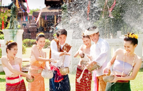 Tết songkran - lễ hội té nước ở thái lan