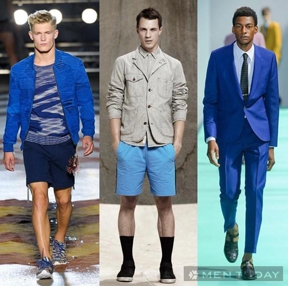 Thời trang nam xuân hè 2013 cuộc đổ bộ của sắc xanh