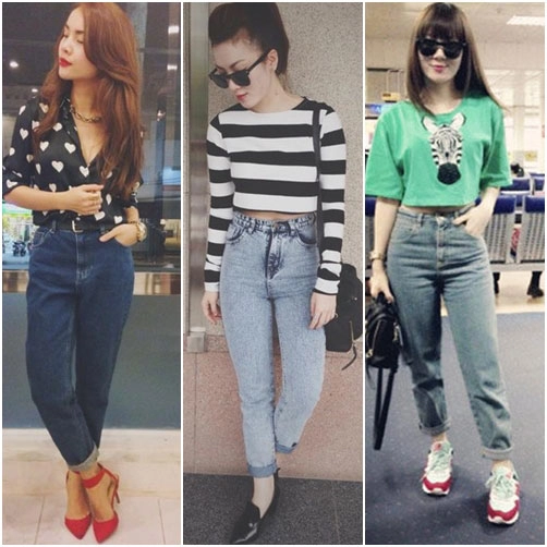 3 mốt quần jeans làm say lòng sao việt