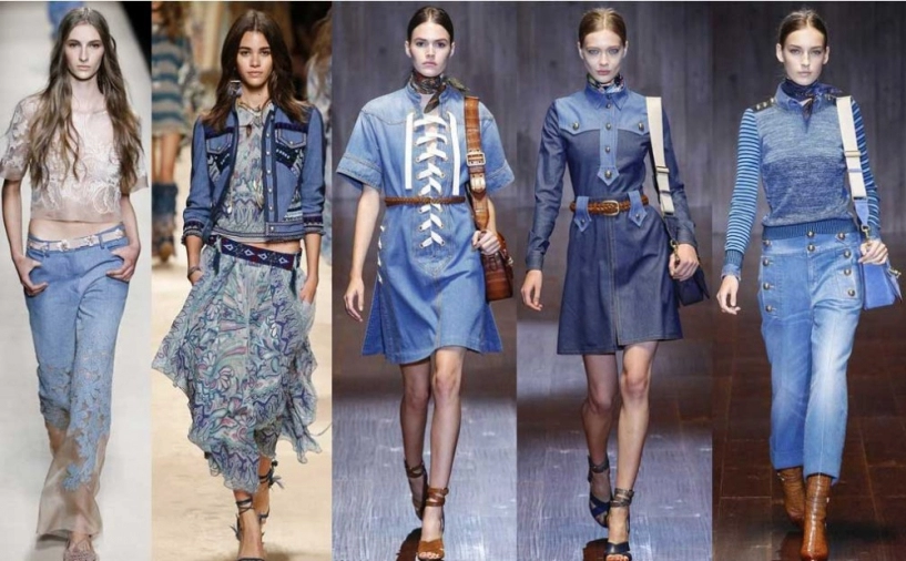 4 xu hướng denim đẹp nhất xuân hè 2015