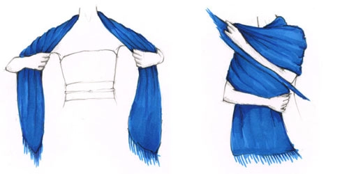 7 cách quàng khăn quyến rũ nhất mùa đông này
