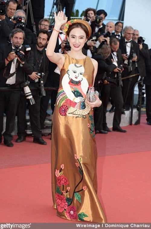 Angela phương trinh bị nhầm lẫn với dương tử quỳnh trên thảm đỏ cannes