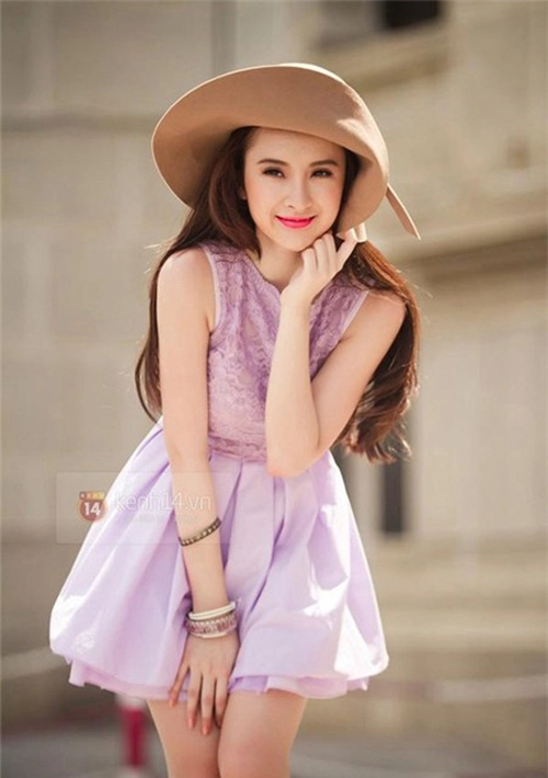 Angela phương trinh ngọt ngào với gam pastel