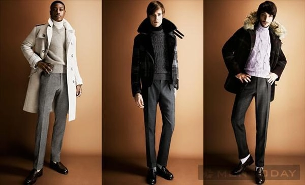 Áo len nam cổ lọ xu hướng và cách phối đồ thu đông 2013