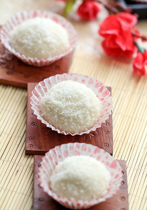 Bánh bao gạo nếp dẻo thơm