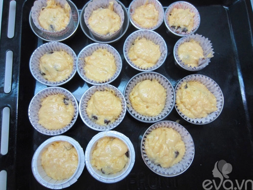 Bánh muffin cam và sô cô la thơm ngon