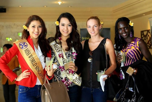 Các người đẹp miss world đã tề tựu tại indonesia