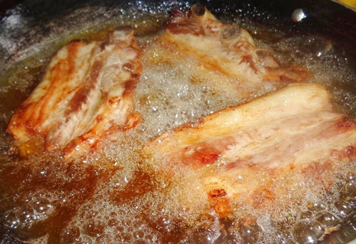 Cách làm thịt chiên rim xì dầu