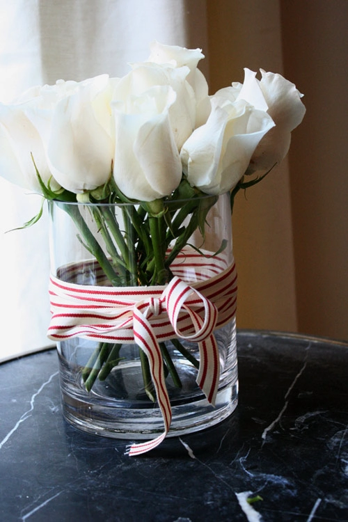 Cắm hoa hồng đẹp đón tết nồng ấm