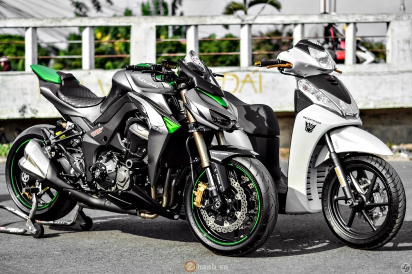 Cặp đôi sh300i và z1000 của biker viêt