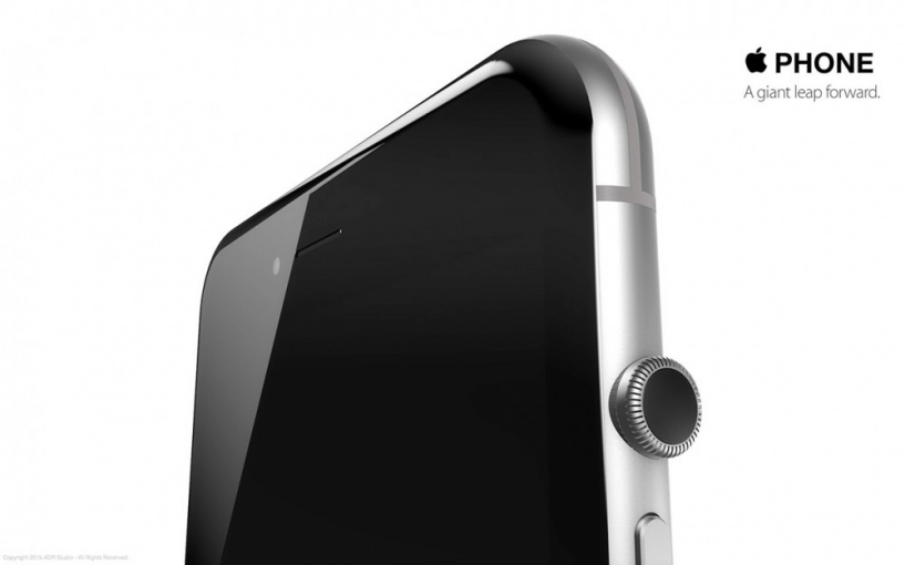 clip concept iphone 7 không có nút home lấy cảm hứng từ apple watch