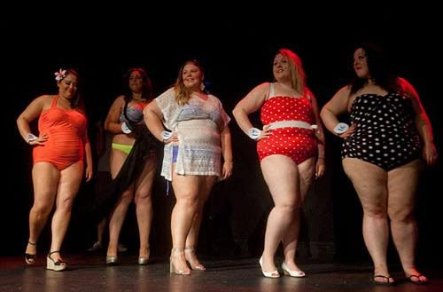 Cuộc thi hoa hậu hội tụ các nàng siêu béo