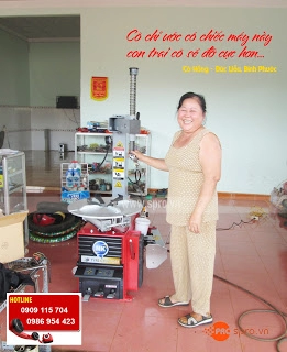 Cuộn dây hơi khí nén tự rút puma sử dụng trong tiệm sửa ô tô xe máy