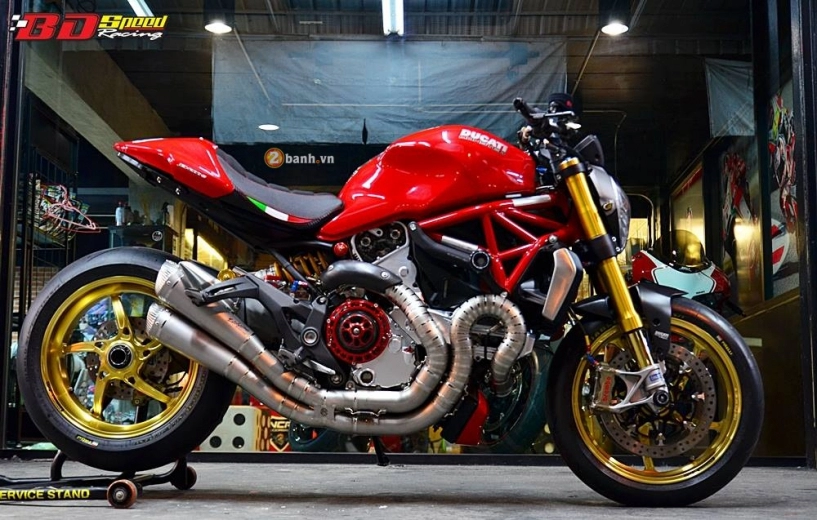 Ducati monster 1200s mượt mà với dàn đồ chơi hàng hiệu