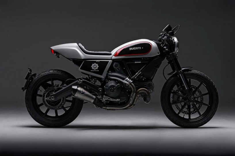 Ducati scrambler đầy cá tính và sexy với phong cách cafe racer