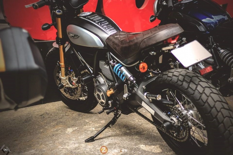 Ducati scrambler độ siêu khủng của một biker hà thành