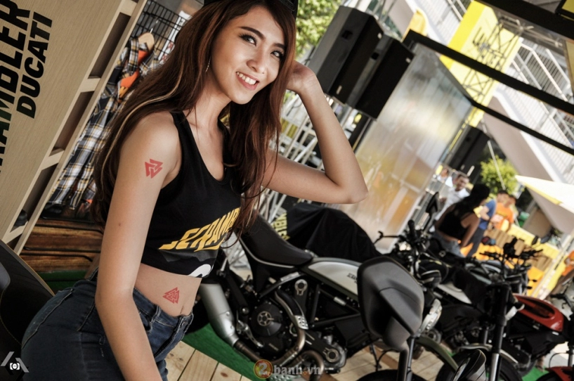 Ducati scrambler nổi bật đầy phong cách tại việt nam motorcycle show 2016