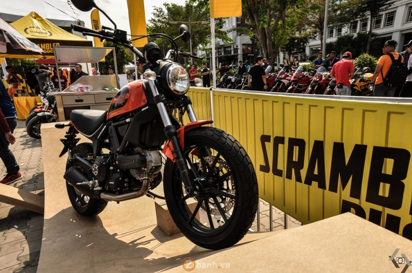 Ducati scrambler nổi bật đầy phong cách tại việt nam motorcycle show 2016