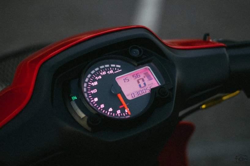 Full bộ ảnh tinh tế về chiếc honda wave s 110 phiên bản red candy