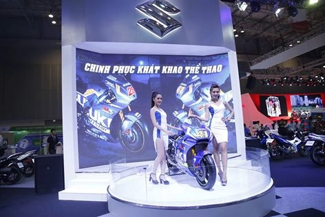 Gian hàng trưng bày triển lãm của suzuki việt nam tại vms 2016